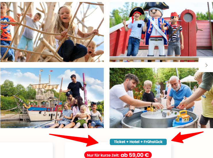 Playmobil FunPark mit Hotel – Familienurlaub ab 59 € pro Person